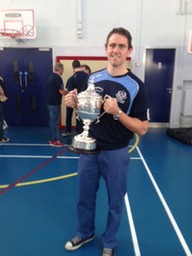 Mr. O' Donovan with cup